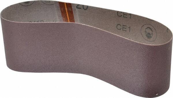 3M - 3" Wide x 21" OAL, 120 Grit, Aluminum Oxide Abrasive Belt - Aluminum Oxide, Fine, Coated, X Weighted Cloth Backing, Series 341D - All Tool & Supply