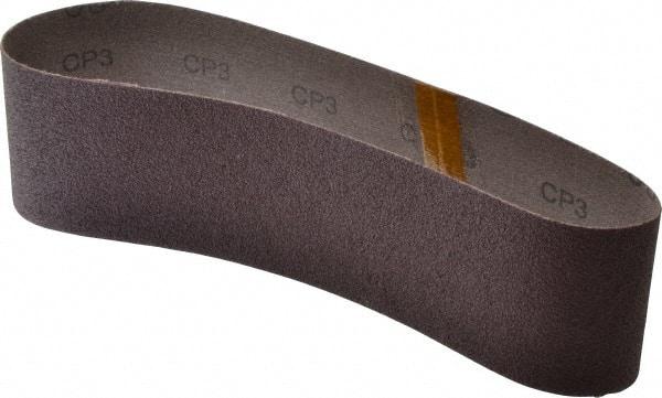 3M - 3" Wide x 24" OAL, 60 Grit, Aluminum Oxide Abrasive Belt - Aluminum Oxide, Medium, Coated, X Weighted Cloth Backing, Series 341D - All Tool & Supply