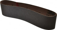 3M - 3" Wide x 24" OAL, 120 Grit, Aluminum Oxide Abrasive Belt - Aluminum Oxide, Fine, Coated, X Weighted Cloth Backing, Series 341D - All Tool & Supply