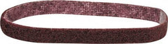 3M - 1/2" Wide x 12" OAL, Aluminum Oxide Abrasive Belt - Aluminum Oxide, Medium, Nonwoven, Series SC-BS - All Tool & Supply