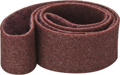 3M - 3" Wide x 72" OAL, Aluminum Oxide Abrasive Belt - Aluminum Oxide, Medium, Nonwoven, Series SC-BS - All Tool & Supply