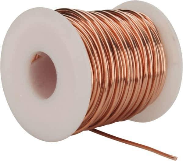 Made in USA - 14 Gage, 0.0641" Diameter x 80' Long, Bare, Copper Bus Bar Wire - Pure Copper (ASTM B3) - All Tool & Supply