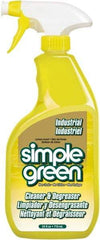 Simple Green - 24 oz Spray Bottle Cleaner/Degreaser - Liquid, Biodegradable, Concentrated, Lemon - All Tool & Supply