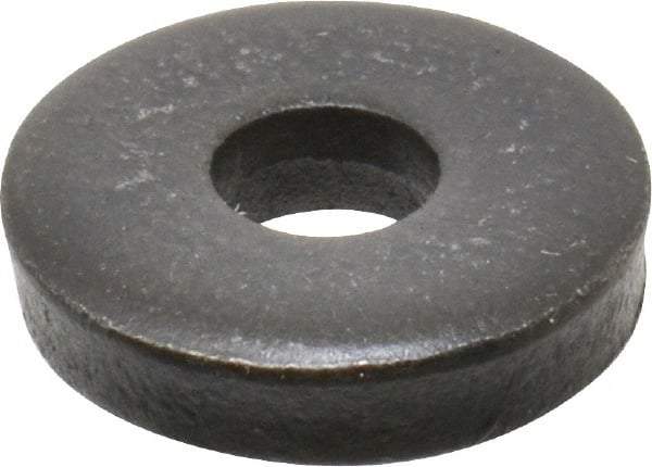 Gibraltar - M5 Screw, Grade 1010 Case Hardened Steel Extra Thick Flat Washer - 5.3mm ID x 15mm OD, 3.5mm Thick, Black Oxide Finish - All Tool & Supply