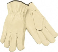 MCR Safety - Size XL General Protection Work Gloves - For Work & Driver, Uncoated, Beige, Paired - All Tool & Supply