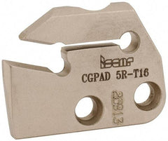 Iscar - Right Hand Cut, 6.4mm Insert Width, Cutoff & Grooving Support Blade for Indexables - 16mm Max Depth of Cut, 5.2mm Head Projection - All Tool & Supply