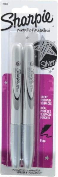 Sharpie - Metallic Silver Wet Surface Pen - Fine Tip, AP Nontoxic Ink - All Tool & Supply