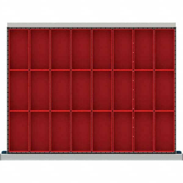 LISTA - 24-Compartment Drawer Divider Layout for 3.15" High Drawers - All Tool & Supply