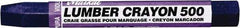 Markal - Clay Based Lumber Crayon - Purple - All Tool & Supply