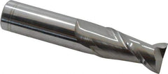 Accupro - 3/4", 2 Flute, Single End, Solid Carbide, 0.02" Corner Radius End Mill - 4" OAL, 40° Helix, Right Hand Flute, 1-1/2" LOC, Right Hand Cut - All Tool & Supply