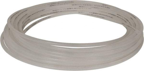 Parker - 3/8" ID x 1/2" OD, 1/16" Wall Thickness, 100' Long, Polyethylene Tube - Natural, 90 Max psi, -80 to 150°F - All Tool & Supply