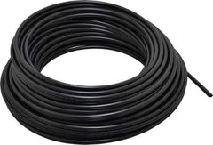 Parker - 11/64" ID x 1/4" OD, 0.04" Wall Thickness, 100' Long, Polyethylene Tube - Black, 120 Max psi, -80 to 150°F - All Tool & Supply