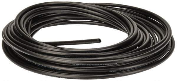 Parker - 3/8" ID x 1/2" OD, 1/16" Wall Thickness, 100' Long, Polyethylene Tube - Black, 90 Max psi, -80 to 150°F - All Tool & Supply