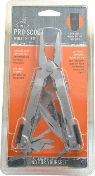 Gerber - 14 Piece, Multi-Tool Set - 6-1/2" OAL, 4-19/64" Closed Length - All Tool & Supply