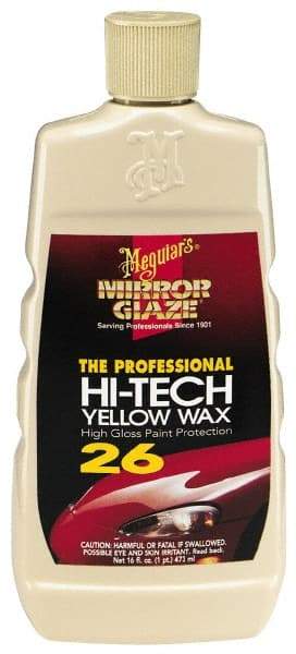 Mirror Glaze - Automotive Liquid Yellow Wax - 16 oz Bottle - All Tool & Supply