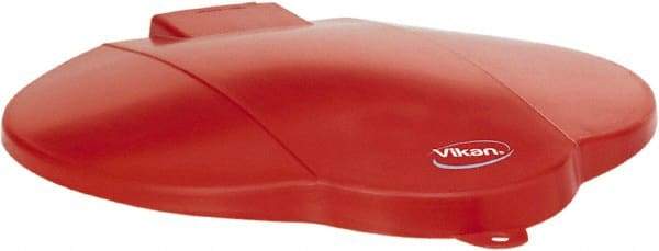 Vikan - 3 Gal Polypropylene Pail Lid - Red, For Use with 5689 - All Tool & Supply