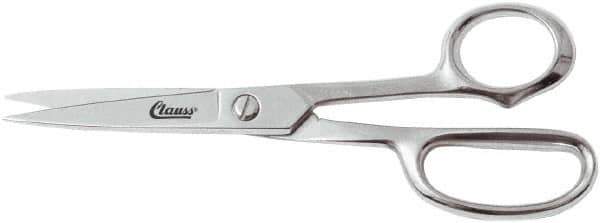 Clauss - 5" LOC, 8-1/2" OAL Shears - Steel Handle, For Paper, Fabric - All Tool & Supply