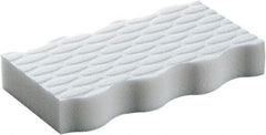 Mr. Clean - 2.4" Long x 4.6" Wide x 0.7" Thick Eraser - Medium-Duty, White - All Tool & Supply