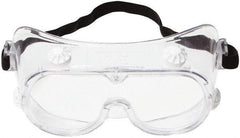 3M - Size Universal, Clear Anti-Fog & Scratch Resistant Lens, Safety Goggles - Indirect Vent, Clear Frame - All Tool & Supply