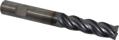 Kennametal - 5/8", 4 Flute, Solid Carbide, 0.06" Corner Radius End Mill - 5" OAL, 2-1/4" LOC - All Tool & Supply