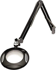 O.C. White - 43 Inch, Clamp on, LED, Black, Magnifying Task Light - 4 Watt, 2x Magnification, 6 Inch Wide, 6 Inch Long - All Tool & Supply