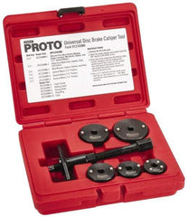 Proto - 7 Piece Automotive Disc Brake Caliper Tool Kit - All Tool & Supply