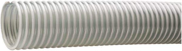 Kuriyama of America - 3" ID x 3.64" OD, 40 Max psi, Full In. Hg, Dry Material Handling & Transfer Hose - PVC, -40 to 150°F, 4" Bend Radius, 100' Coil Length, Clear - All Tool & Supply