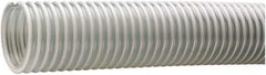 Kuriyama of America - 2" ID x 2.4" OD, 40 Max psi, Full In. Hg, Dry Material Handling & Transfer Hose - PVC, -40 to 150°F, 3" Bend Radius, 100' Coil Length, Clear - All Tool & Supply