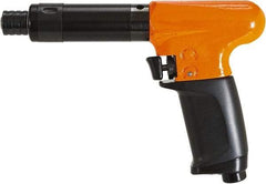 Cleco - 1/4" Bit Holder, 660 RPM, Pistol Grip Handle Air Screwdriver - 10 to 45 In/Lb Torque, 1/8" Inlet, 11 CFM - All Tool & Supply