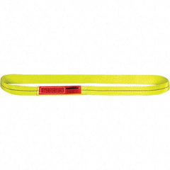 Lift-All - 3' Long x 1" Wide, 2,000 Lb Vertical Capacity, Polyester Web Sling - 1,600 Lb Choker Capacity - All Tool & Supply