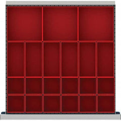 LISTA - 21-Compartment Drawer Divider Layout for 2.17" High Drawers - All Tool & Supply