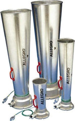 Allegro - 46.06 Inch Long, Galvanized Steel Venturi Style Pneumatic Blowers - 1 Inch NPT, 14.37 Inch Base Diameter, 14-1/4 Inch Face Diameter - All Tool & Supply