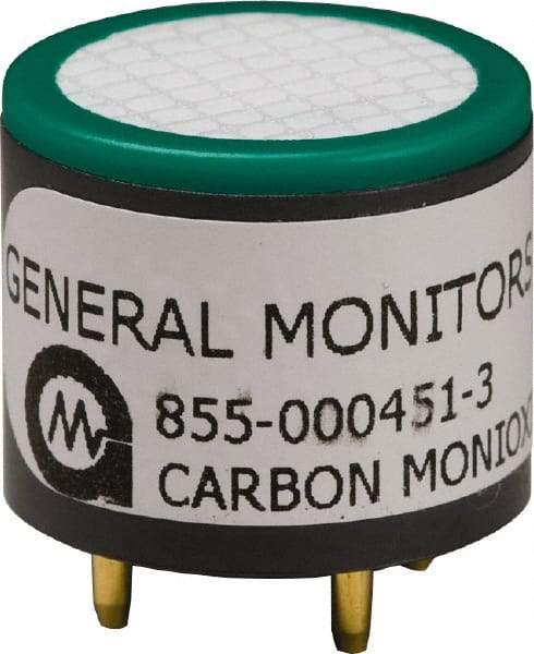 Allegro - 5" Long, Aluminum (Case) & Powder Coated Steel (Bracket) CO Sensor - Gray, For SAR CO Monitoring, Compatible with Filtration Panels - All Tool & Supply