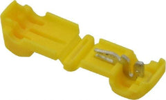 3M - 12 AWG, Nylon, Fully Insulated, Female Wire Disconnect - 1/4 Inch Wide Tab, Yellow, CSA Certified, CSA LR32411, UL File E70512, UL Listed - All Tool & Supply