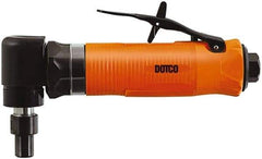 Dotco - 1/4" Collet, Angle Handle, Air Angle Die Grinder - 20,000 RPM, Front Exhaust, 23 CFM, 0.4 hp, 90 psi, 1/4" Inlet - All Tool & Supply