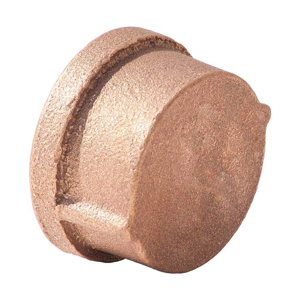 Merit Brass - Brass & Chrome Pipe Fittings Type: Cap Fitting Size: 1/2 - All Tool & Supply