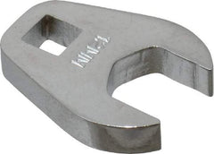 Proto - 1/4" Drive, 12mm, Chrome Finish, Crowfoot Wrench - 61/64" Head Diam, 1.17" OAL, 0.218" Head Thickness - All Tool & Supply