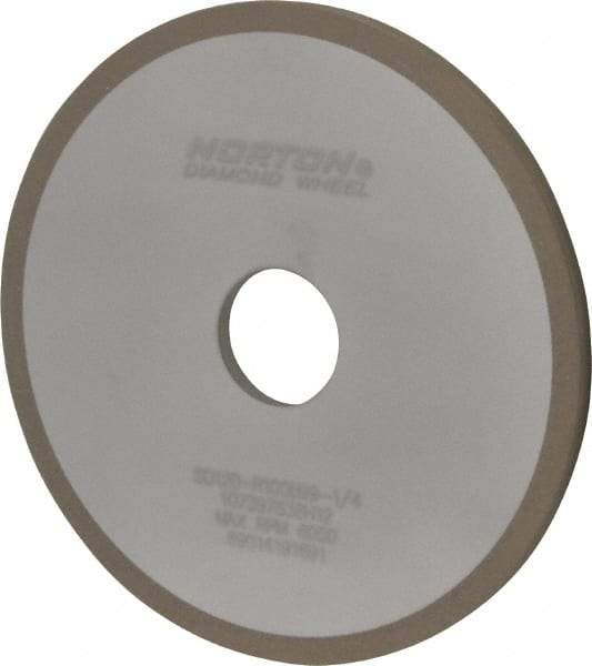 Norton - 6" Diam x 1-1/4" Hole x 1/4" Thick, 120 Grit Surface Grinding Wheel - Diamond, Type 1A1, Fine Grade, Resinoid Bond - All Tool & Supply