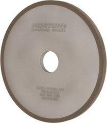 Norton - 7" Diam x 1-1/4" Hole x 3/8" Thick, 220 Grit Surface Grinding Wheel - Diamond, Type 1A1, Very Fine Grade, Resinoid Bond - All Tool & Supply