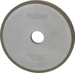 Norton - 7" Diam x 1-1/4" Hole x 1/2" Thick, 100 Grit Surface Grinding Wheel - Diamond, Type 1A1, Fine Grade, Resinoid Bond - All Tool & Supply