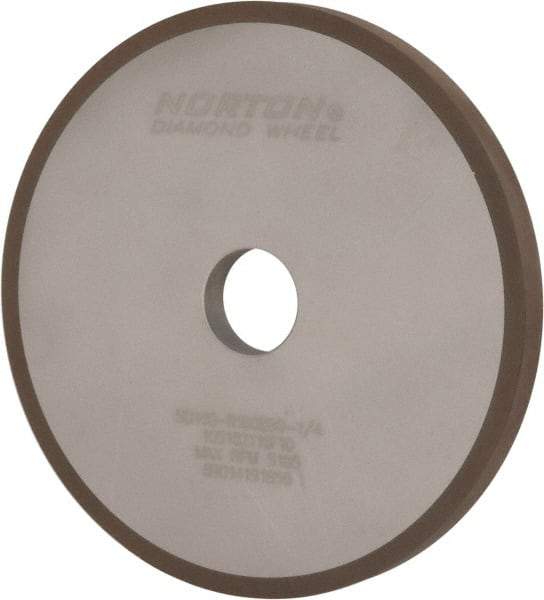 Norton - 7" Diam x 1-1/4" Hole x 1/2" Thick, 180 Grit Surface Grinding Wheel - Diamond, Type 1A1, Very Fine Grade, Resinoid Bond - All Tool & Supply