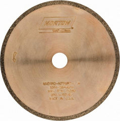 Norton - 4" Diam x 1/2" Hole, 180 Grit Surface Grinding Wheel - Diamond, Type 1A1R, Medium Grade - All Tool & Supply