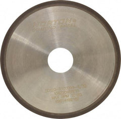 Norton - 6" Diam x 1-1/4" Hole, 120 Grit Surface Grinding Wheel - Diamond, Type 1A1R, Coarse Grade - All Tool & Supply