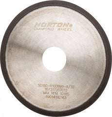 Norton - 6" Diam x 1-1/4" Hole, 150 Grit Surface Grinding Wheel - Diamond, Type 1A1R, Medium Grade - All Tool & Supply