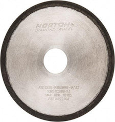 Norton - 6" Diam x 1-1/4" Hole, 100 Grit Surface Grinding Wheel - Type 1A1R, Coarse Grade - All Tool & Supply