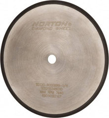 Norton - 8" Diam x 5/8" Hole, 120 Grit Surface Grinding Wheel - Diamond, Type 1A1R, Coarse Grade - All Tool & Supply