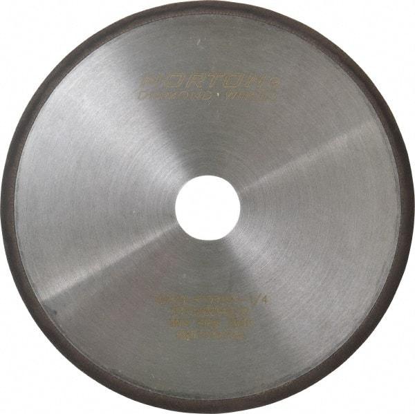 Norton - 8" Diam x 1-1/4" Hole, 120 Grit Surface Grinding Wheel - Diamond, Type 1A1R, Coarse Grade - All Tool & Supply