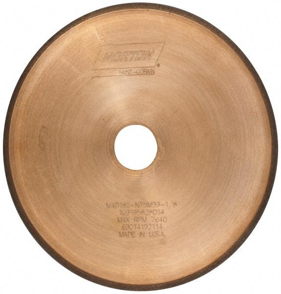 Norton - 8" Diam x 1-1/4" Hole, 180 Grit Surface Grinding Wheel - Diamond, Type 1A1R, Medium Grade - All Tool & Supply