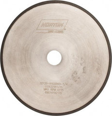 Norton - 10" Diam x 1-1/4" Hole, 120 Grit Surface Grinding Wheel - Diamond, Type 1A1R, Coarse Grade - All Tool & Supply