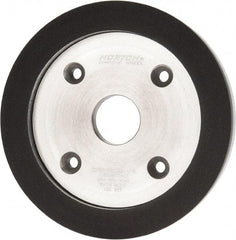 Norton - 6" Diam, 1-1/4" Hole Size, 3/4" Overall Thickness, 150 Grit, Type 6 Tool & Cutter Grinding Wheel - Very Fine Grade, Diamond, P Hardness, Vitrified Bond - All Tool & Supply